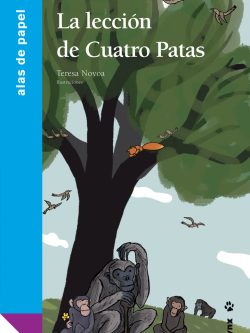 La lección de Cuatro Patas book cover image
